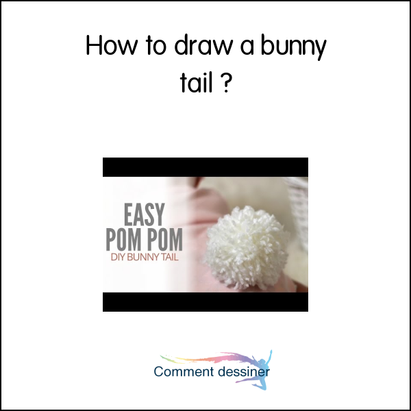 How to draw a bunny tail